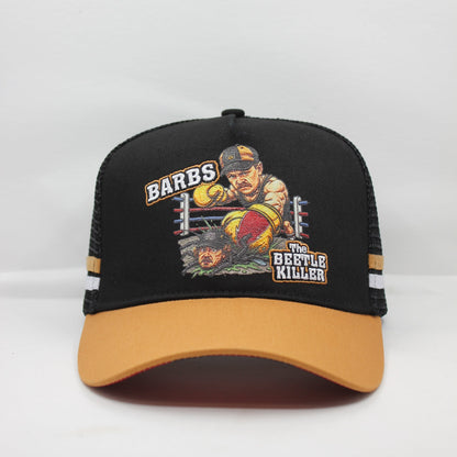 BARBS THE BEETLE KILLER TRUCKER CAP