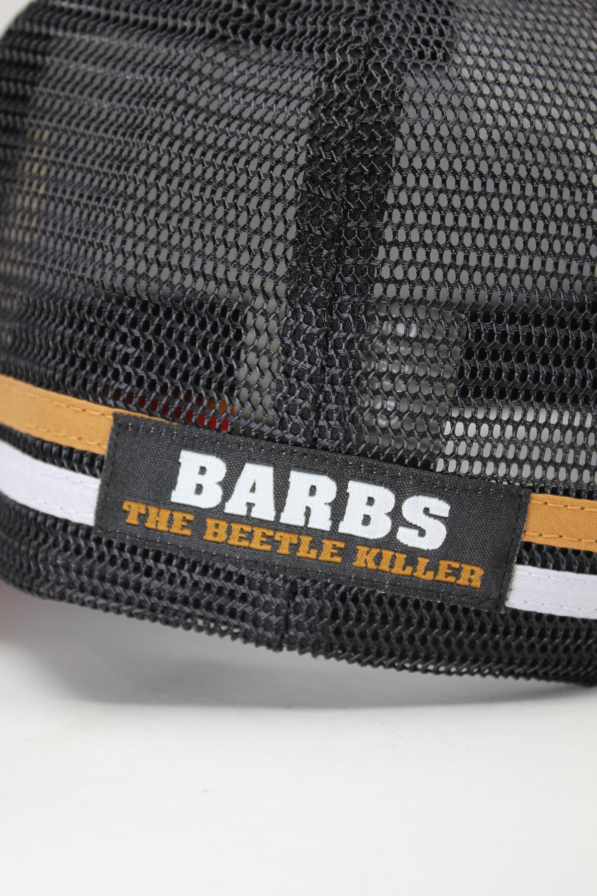 BARBS THE BEETLE KILLER TRUCKER CAP